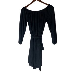 NWOT Womens Long Sleeve Black Romper - Black.- M